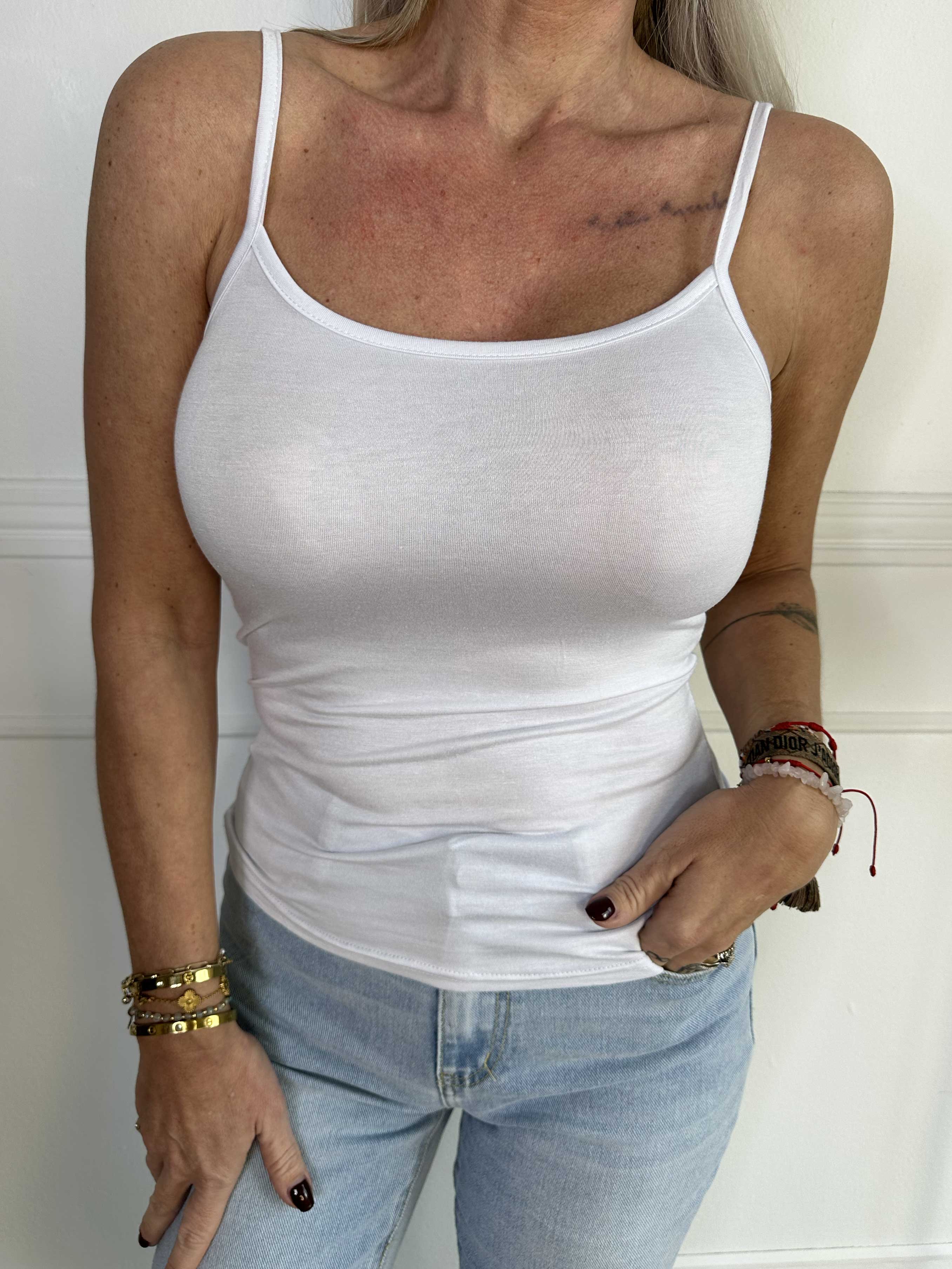 Caroline - Basis top i blød viskose